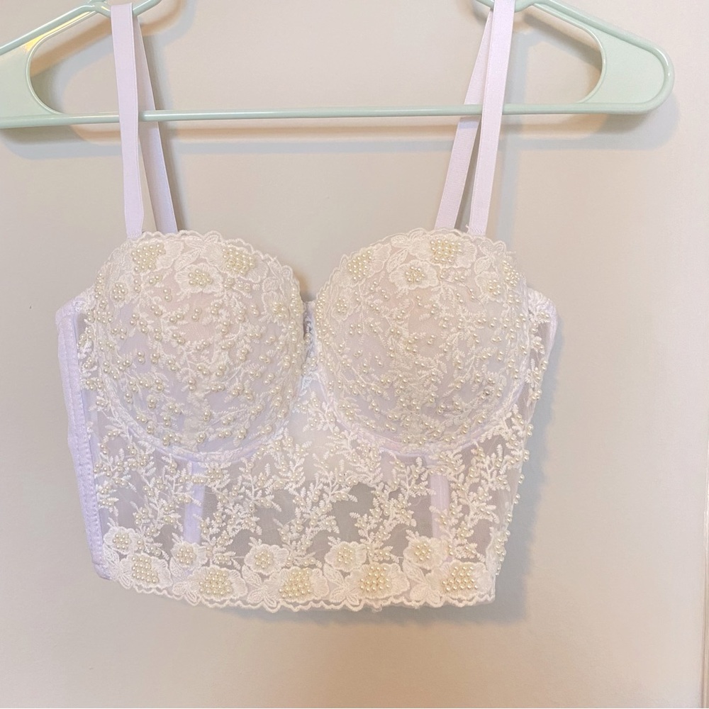 Windsor Pearl Corset Top || sz S